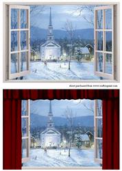 Silent Night Through the Window