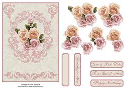 Shimmering Roses Pastelique