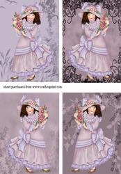 Victorian Flower Girl #3