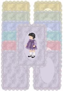 Lace Edged Card Fronts & Backs