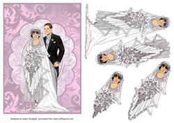 Wedding Day Lace & Scrolls