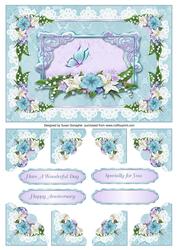 Lilies, Lace & Butterfly