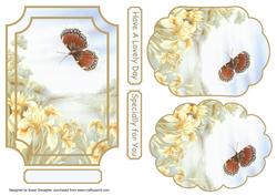 Camberwell Beauty & Yellow Iris Plaques