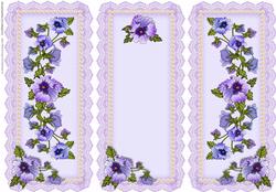 Pansies, Pearls & Lace