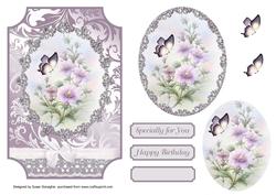Lilac Serafina & Butterfly