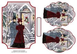 Victorian Christmas Plaques