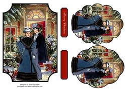 Victorian Christmas Plaques #2