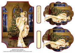 Art Deco Christmas Plaques