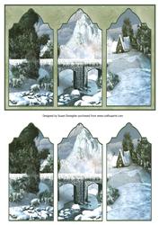 Snowy Mountains Triptych