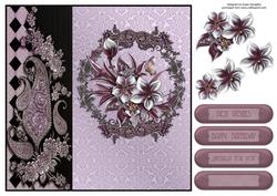 Floral Elegance 8x8 Card Front
