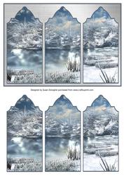Winter Lake Triptych