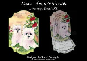 Westie - Double Trouble Invertage Easel Kit