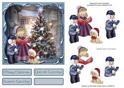 Vintage Children Carol Singers