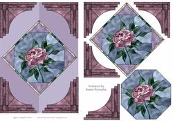 Stained Glass Rose