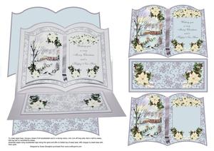 Winter Scene Easel Book
