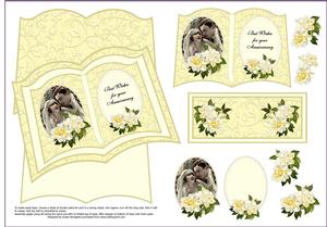 Vintage Wedding Anniversary #2 Easel Book