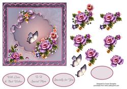 Enchanted Floral 6x6 Card Front