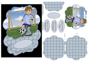 Footballer Easel Kit