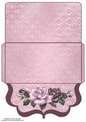 Antique Roses Clutch Bag