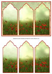 Summer Meadows #2 Triptych