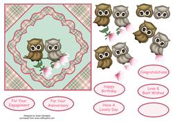 Little Owls 6x6 Card Front