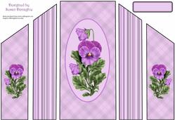 Spring Pansies Theatre Fold