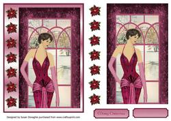 Art Deco Winter Window
