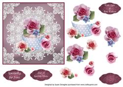 Pretty in Pink Cupcake & Lace