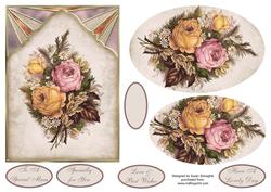 Art Deco Vintage Roses
