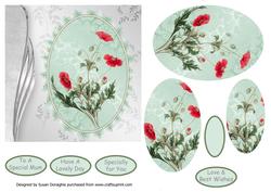 Poppies, Lace & Pearls