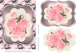 Pink Roses & Lace