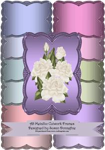A5 Metallic Cutwork Frames