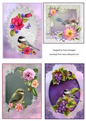 Flowers & Birds Toppers