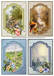 Wild Bird Scene Toppers
