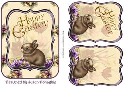 Baby Rabbit & Crocuses