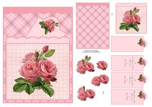 Pocket Card Vintage Roses