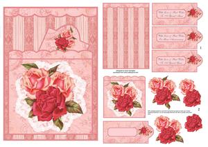 Roses & Lace Pocket Card