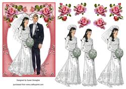 Pink Roses Wedding Day