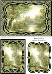 Springtime River Scene