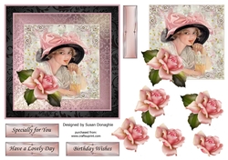 Vintage Lady Demure or Flirtatious 