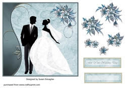 Silhouette Bride & Groom