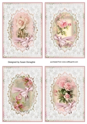 Vintage Roses & Lace Toppers