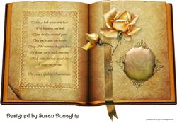 Golden Wedding Book of Roses