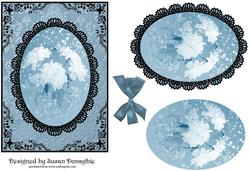 White Carnations and Black Lace