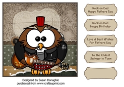 Punk Rocker Owl