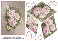 Vintage Roses Diamond Pyramage