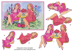 Babs & Betty Relaxing in the Garden