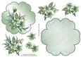 Frosted Floral #4 Petal Stand Card