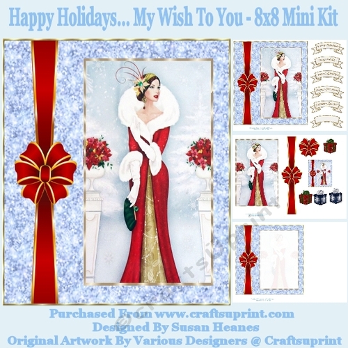 Happy Holidays...My Wish To You - 8x8 Mini Kit