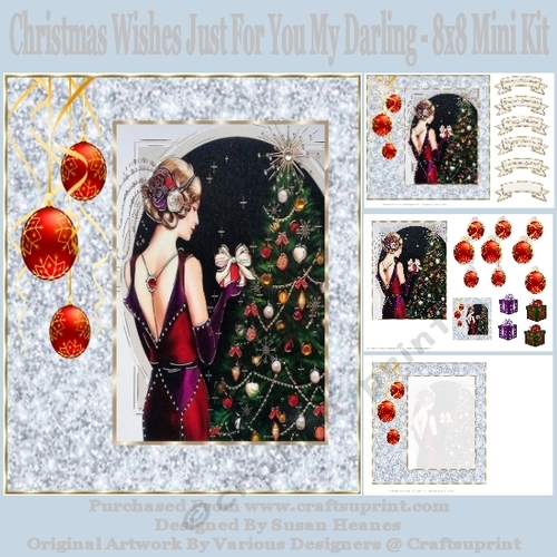 Christmas Wishes Just For You My Darling - 8x8 Mini Kit